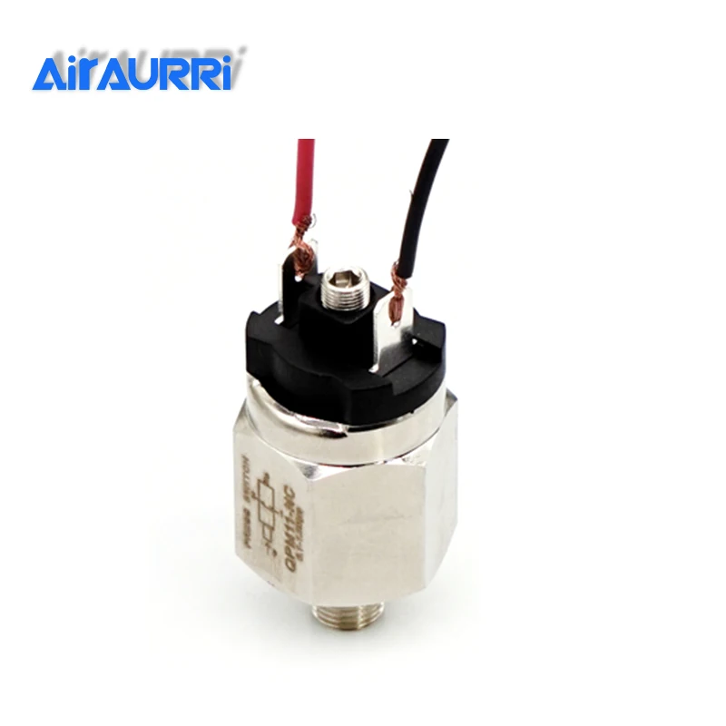 

1/4'' 1/8 Swtich Adjustable QPM11-NC / QPM11-NO Pressure Switch Wire External Thread Nozzle