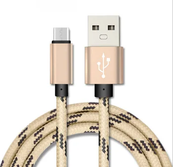 

Nylon Weaving Data Cable Suitable for Apple Android TYPE-C Mobile Phone Cable Mini usb Quick fast charging for xiaomi phone