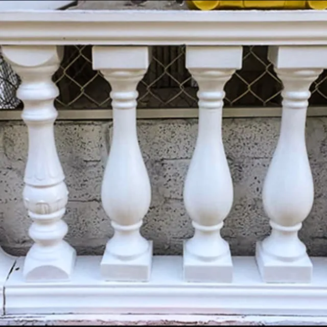 Újrahasznosítható Abs Műanyag Előregyártott Balzsamok Erkély Kerítés Balustrád Oszlopok Kerek Palack Alakú Formák Kertészeti Dekorációs Szerszám - Image 4
