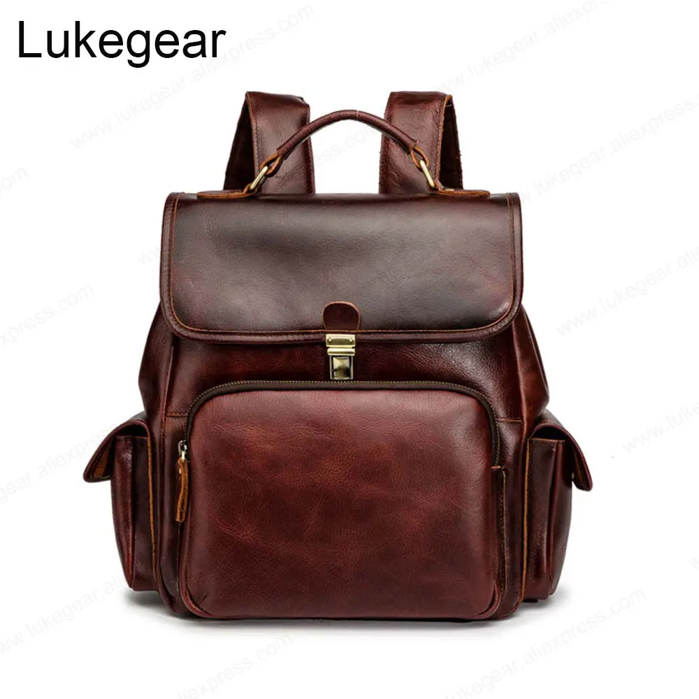 Echt Lederen Rugzak Vrouwen Handgemaakte Tassen Vintage Stijl Wijn Rode Softback Backbags Hoge Kwaliteit Echt Lederen Rugzak Vrouwen Handgemaakte Tassen Vintage Stijl Wijn Rode Softback Backbags Hoge Kwaliteit