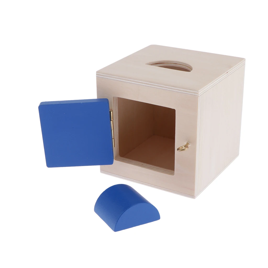 Wooden Montessori Materials Lock Exercises for Preschool Early Learning Toy, Kids Toddlers Early Development