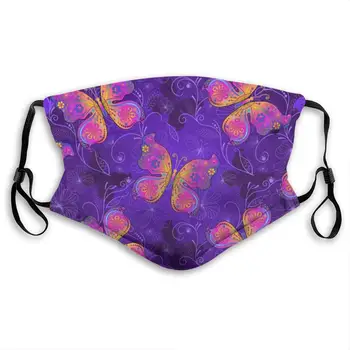 

Mouth Face Mask Flying Butterfly Facial Mask Fashion Funny with 2 Filters for Adult