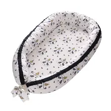 Новинка; детское спальное гнездо; съемная защитная подушка для новорожденных; хлопковая детская кроватка для малышей; детская кроватка; люлька