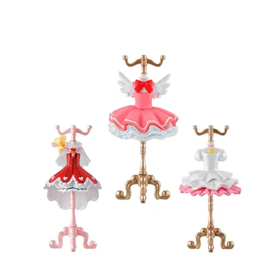 Genuine Animation Surrounding Action Figure Cardcaptor Sakura Variety Sakura  Mini Clothing Rack P3 Gacha Model - AliExpress