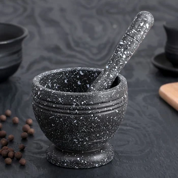 

Mortar with pestle "Black marble", diameter 10 cm