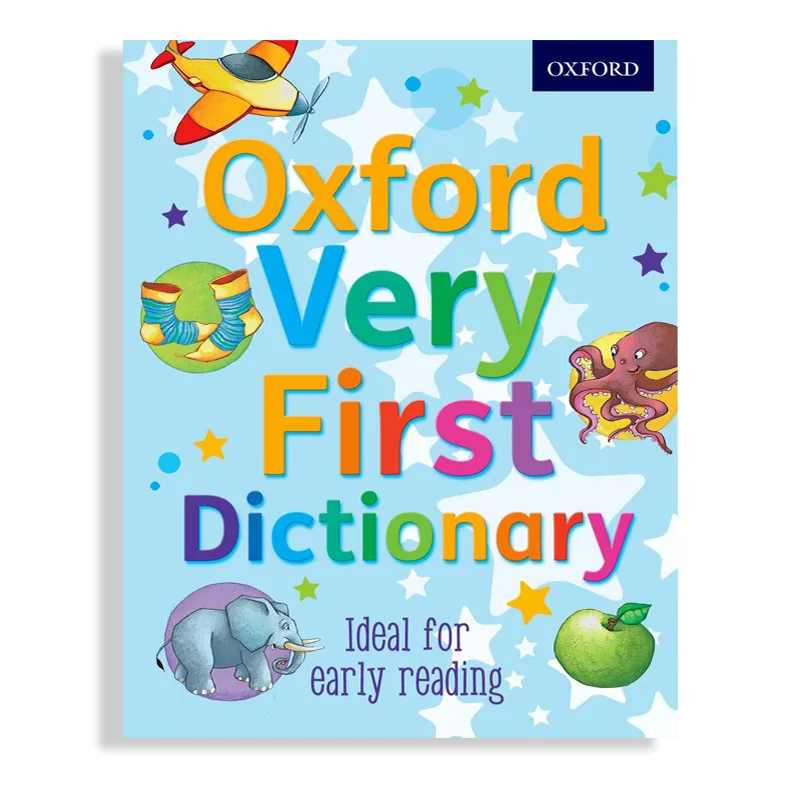 Oxford-Libro de aprendizaje temprano en inglés para niños y niñas, libro de imágenes del primer diccionario con ilustración