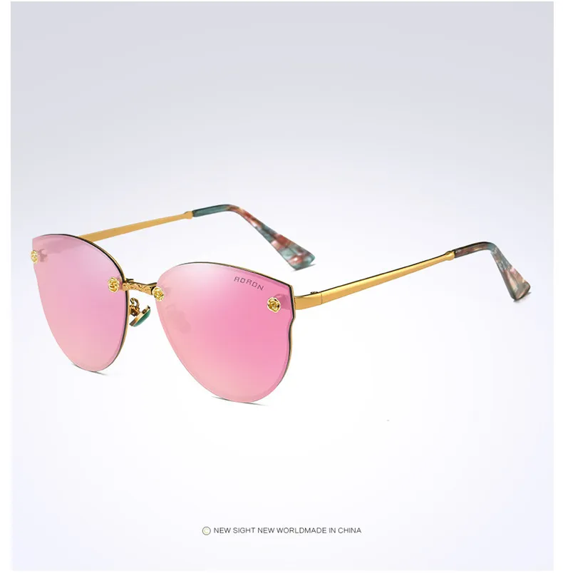 Мужские солнцезащитные очки, поляризационные солнцезащитные очки, фирменный логотип, дизайн, очки для вождения, 382 - Название цвета: Розовый