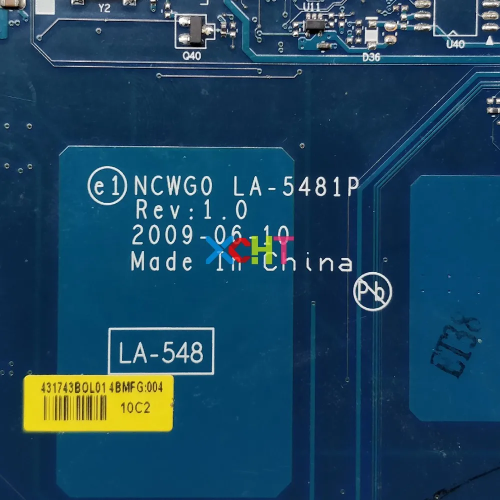 MBN6702001 MB. N6702.001 NCWG0 LA-5481P для acer eMachines E627 ноутбук материнская плата