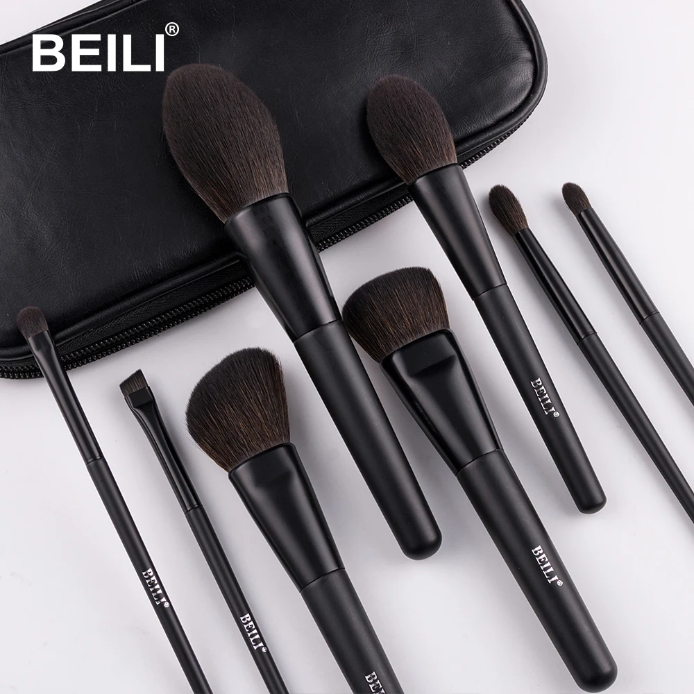 Набор кистей для макияжа BEILI 8-12 шт. Профессиональные синтетические кисти основы