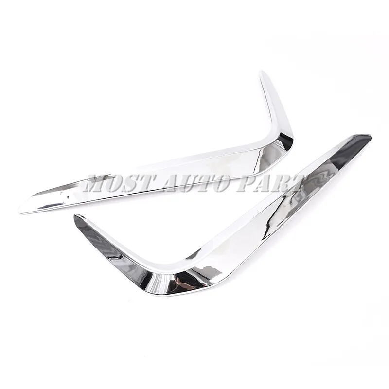 Накладка на передний бампер из АБС пластика для противотумансветильник 2 шт. BMW 5