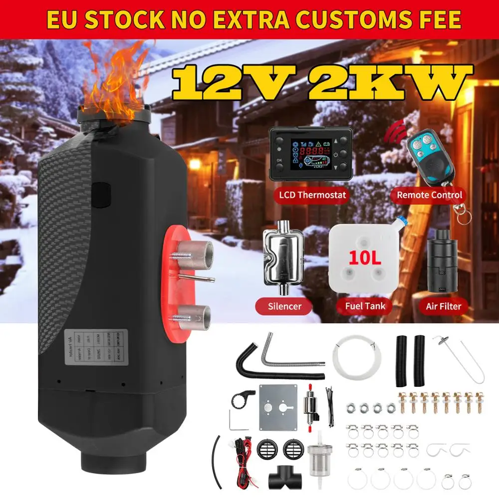 2KW 12V дизелей обогреватель стояночный отопитель обогревателя автомобиля с