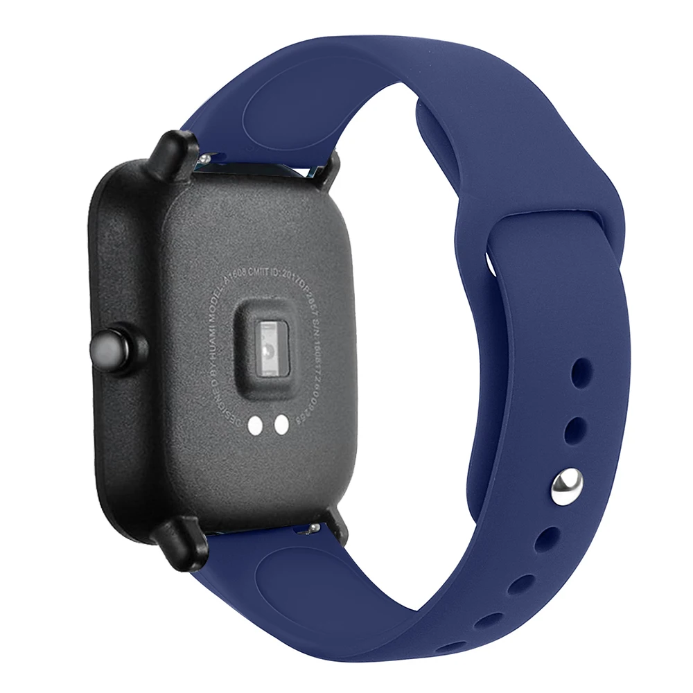 Силиконовый ремешок для смарт-часов Xiaomi Huami Amazfit GTS/GTR 42 мм/Bip Lite Смарт-часы Браслет замена спортивный браслет