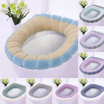 

Toilet Seat Toilet Cushion Toilet Mat Warm Winter Comfort Soft Heated Washable Toilet Seat Mat Toilet Closestool Mat Universal