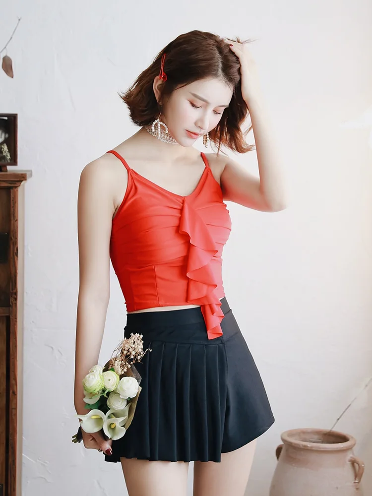 

2019 xin yu Butterfly Two-piece Swimsuits Three Pieces 9312