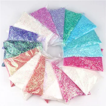

50g Pink Nail Glitter Sequin Candy Sandy Powder Shiny Luxury Sparkles Nail Art Sequins Pigment Flakes Dust 3D Decoration