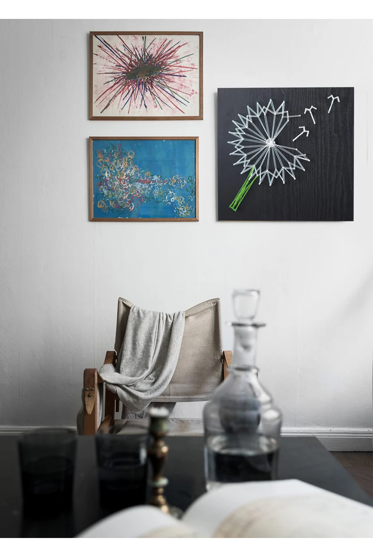 

Karleksliv home decoration DIY handmade dandelion diamond hanging picture home living room decoration painting interesting gift