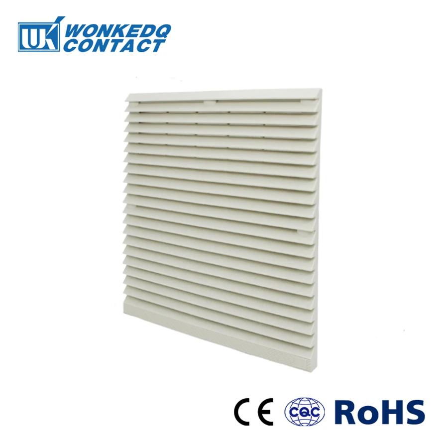 Cabinet  Ventilation Filter Set Shutters Cover Fan Waterproof Grille Louvers Blower Exhaust FK-9805-300 Filter Without Fan