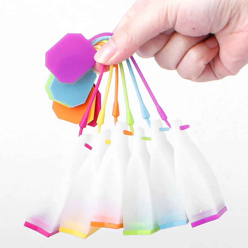 

1Pc Tea Filter Silicone Design Bulk Tea Filter Bag Herb Spice Injector Filter Tool