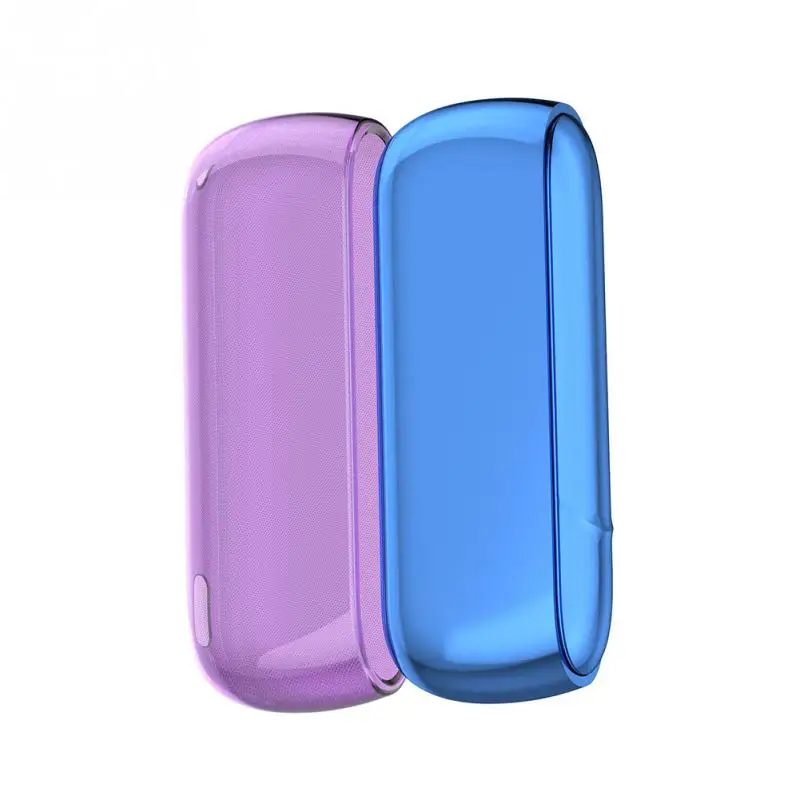 

Soft Silicone TPU Cover Case For Iqos 3.0 E Cigarette Accessories Carrying Protective Transparent Color Hard Case For Iqos 3.0