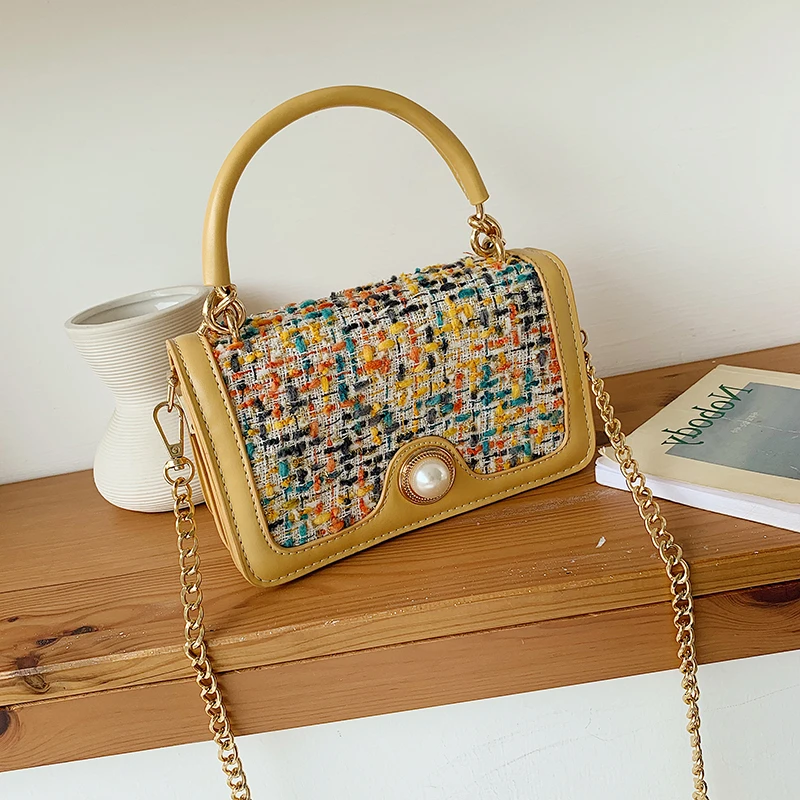 

Designer Bags Famous Brand Women Bags 2019 Fashion Wool Women Designer's Purses And Handbags Chains Ladies Shoulder Tote Bags