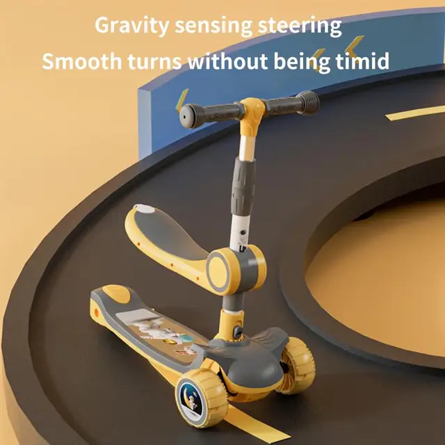 Children'S Scooter 2-12 Years Old Can Ride Children'S Toy Car Music Walker Tricycles For Children Kids'S Ride-On Toys Child Gift 2