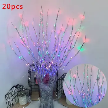 

20 Bulbs Home Party Decoration LED Fairy Light Vase Flower Branch Lamp Floral String Lights Christmas Garden Decoration