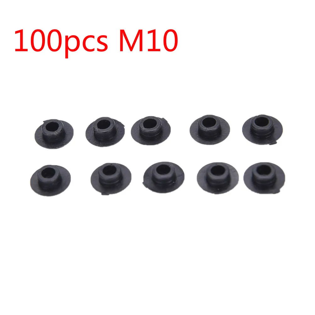 

100PCS/lot M10 Cheap Black Hex Socket Allen Bolt Screw Nut Hexagon Head Cover Cap Protector Screws Covers Caps