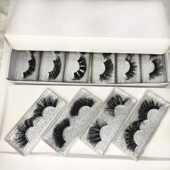 

Free DHL 30 pairs/lot 5D Mink Lashes 25mm Handmade Dramatic Lashes 16 Styles 3D with Glitter Box Mink Lashes