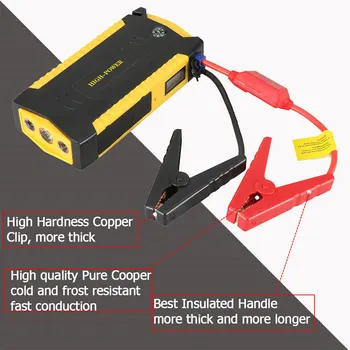 

Car Jump Starter Power Bank 600A Portable Car Battery Booster Charger 12V Starting Device Petrol Diesel Car Starter Buster