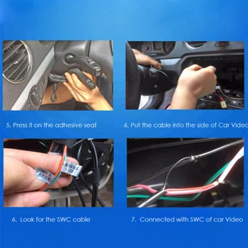 

DVD Remote Control 1x Nylon plastic Universal Steering Wheel Brand new
