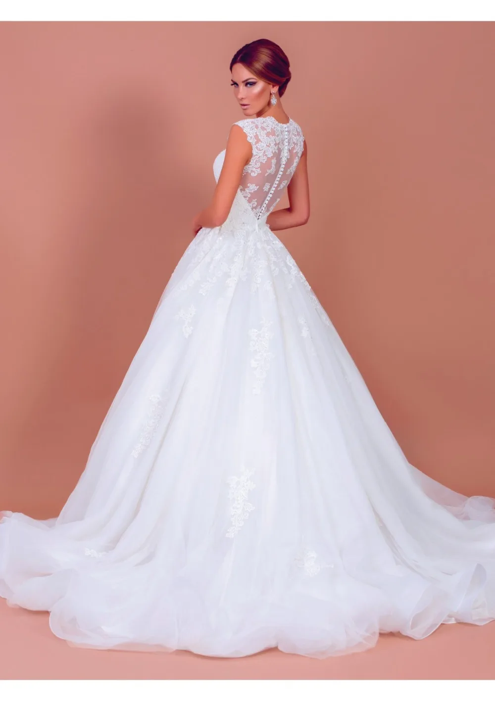 Элегантное кружевное платье vestido de noiva Милая бальное свадебное платье Для женщин vestido de noiva Casamento платья для матери невесты