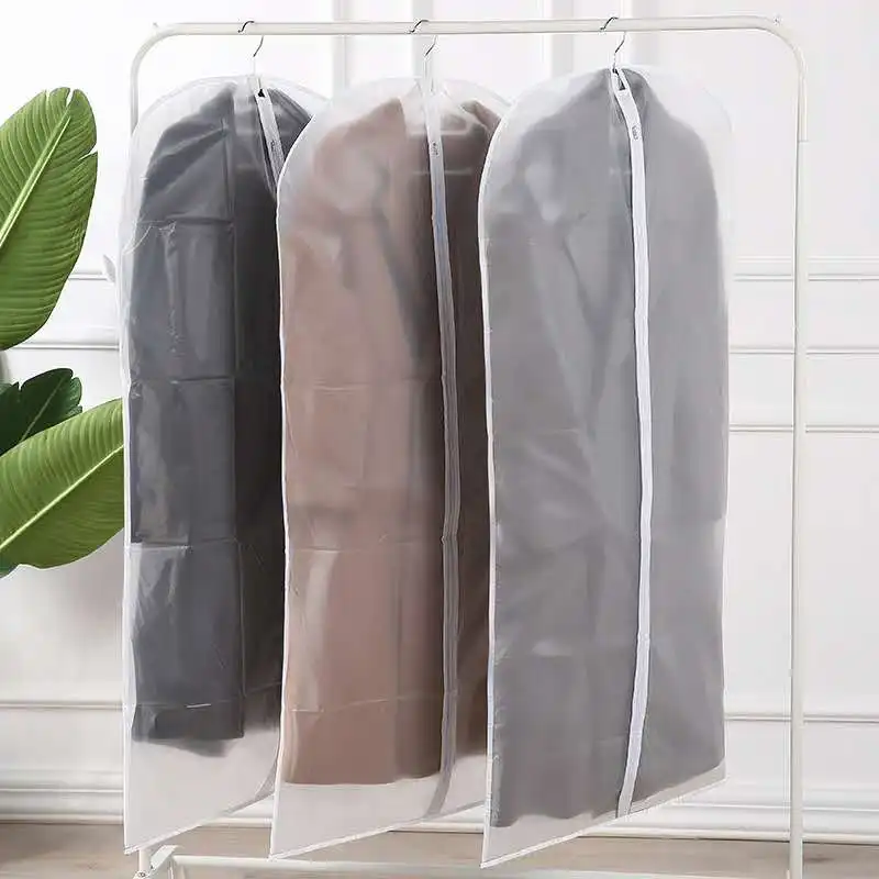 Garment Bags Full Zipper Suit Coats Dress Storage Cover Dust Proof Protector TKF 