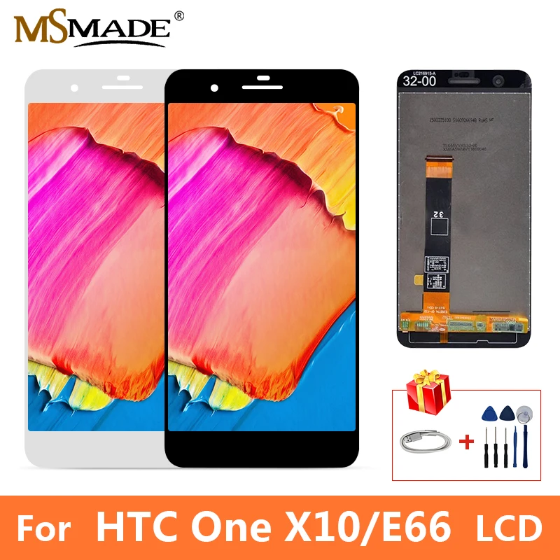

5.5" For HTC One ONE X10 E66 LCD Display Touch Screen Digitizer Replacement Parts With Frame Free Shipping 100% Tested