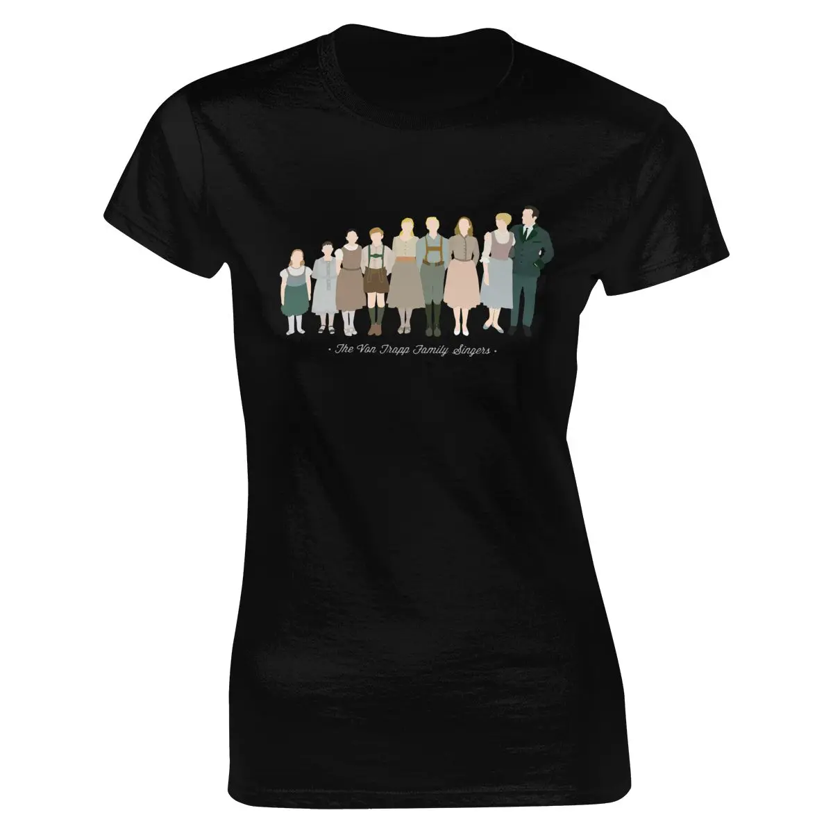 

Edelweiss Singers T - Shirt The Sound of Music T Shirt The Von Trapp Family O-neck Print Casual Cotton Short Summer Regular