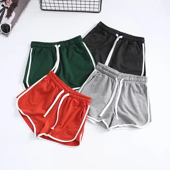 

Fashion Stretch Waist Casual Shorts Woman 2020 High Waist Black White Shorts Harajuku Beach Sexy Short Women'S Clothing