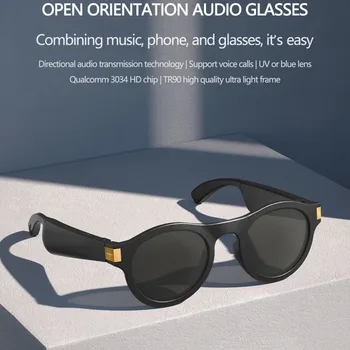 

Bluetooth 5.0 Headset Sunglasses Blue Light Blocking Glasses Men Women Outdoor Eyeglasses