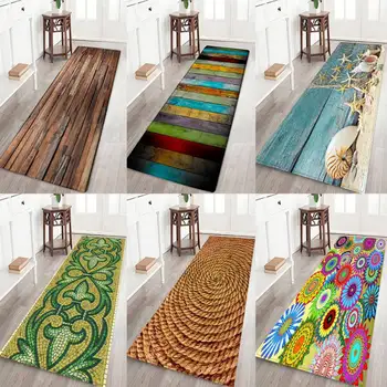 

Creative Europe Type 3D Printing Carpet Hallway Doormat Anti - Slip Bathroom Carpet Absorb Water Kitchen Mat/Rug 12 styles