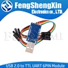 USB 2.0 to TTL UART 6PIN Module Serial Converter CP2104 PRGMR Replace CP2102 With Dupont Cables ► Photo 2/3