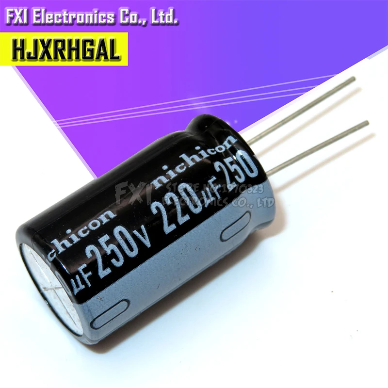 5 шт. 250v220uf 220uf250v 18*32 250v 220 мкФ 18x32 электро электролитический конденсатор с