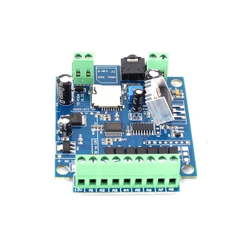 

DC 12V MP3 Voice Player Module 12W Power Amplifier Module 4ohm 8ohm Voice Module 8 Music