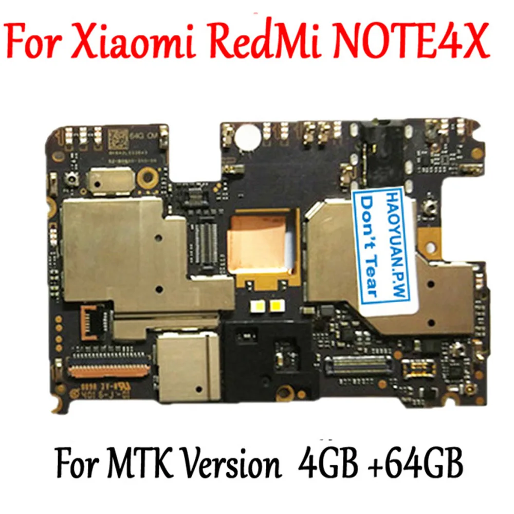Полная работа оригинальная разблокировка материнская плата для Xiaomi RedMi hongmi NOTE4X NOTE 4X схемы логическая глобальная прошивка для Helio X20 cpu