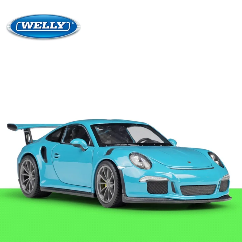 1:24 Welly легированные модели автомобилей 911 GT3 RS легированные модели высокая модель автомобиля детские игрушки для взрослых Коллекция литые автомобили