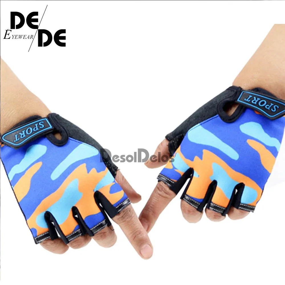 

Fingerless Kids Gloves Non-Slip Ultrathin Children Half Finger Breathable Gloves For Boys Girls Luvas De inverno