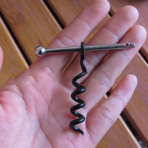 Bottle opener Многофункциональный мини-Пробковый Винт Красный штопор открывалка для бутылок с кольцом брелок открывалка для бутылок Кемпинг Пикник кухонный инструмент - Цвет: Bottle opener