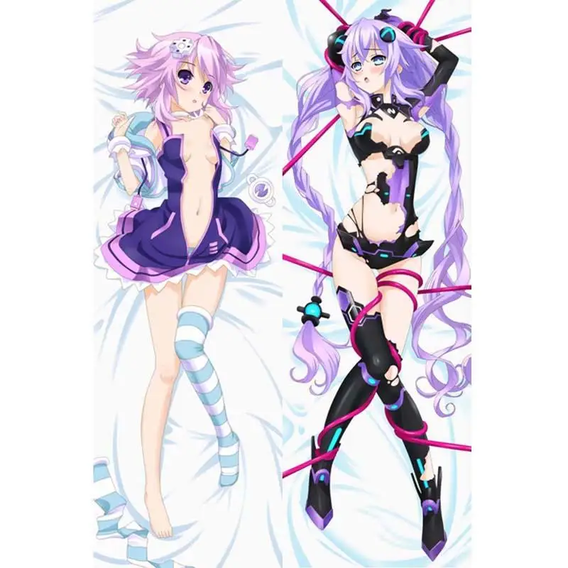 Сексуальная девушка японское аниме Нептун гиперразмеры нептуа бросок Otaku Dakimakura