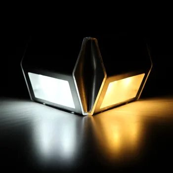 

NEWKBO Light-control System Solar-powered Light with 2 Pieces of White LEDs Polycrystalline Solar Panel for Lighting Up Pathway
