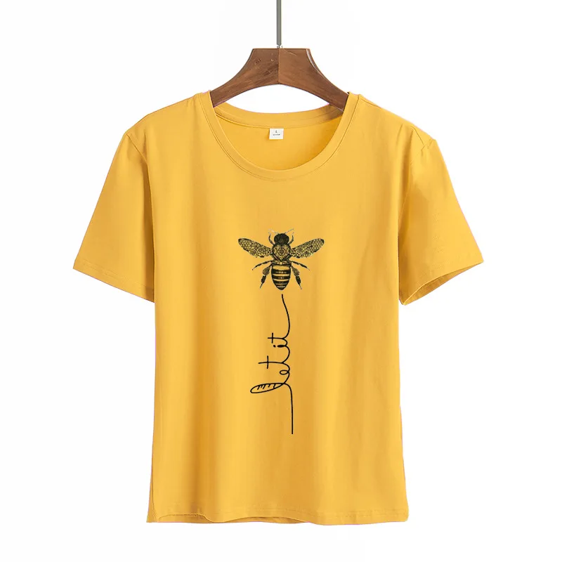 2020 Elephant sunflower print tshirt women casual short sleeve o neck tee tops for female cartoon cute t-shirts femme clothings