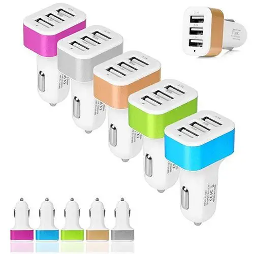 Автомобильное зарядное устройство USB Quick Charge 3 0 4 Универсальный 18 Вт быстрой