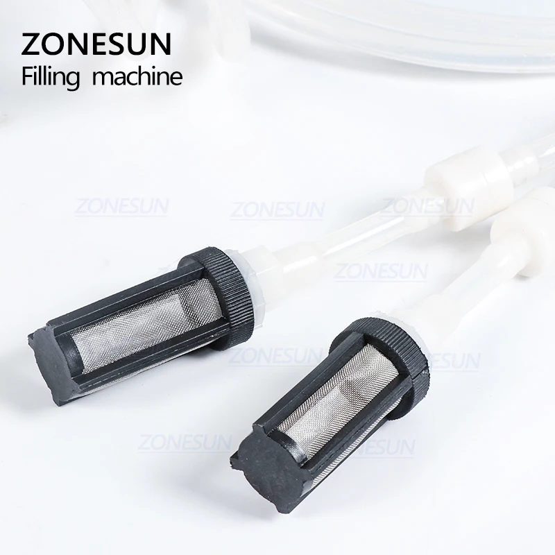 ZONESUN 2 Head Semi Automatic Peristaltic Pump Liquid Filling Machine Perfume Juice Essential Oil Bottle Water Filler 5