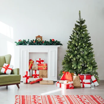 

Elegant Artificial Pine Artificial Christmas Tree Plastic Christmas Decorations for Christmas Home Party J99Store